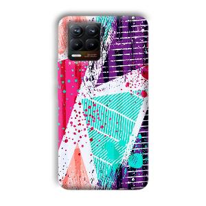 Paint  Phone Customized Printed Back Cover for Realme 8
