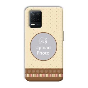 Brown Design Customized Printed Back Cover for Realme 8 5G