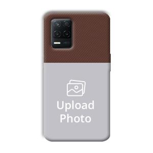 Brown Customized Printed Back Cover for Realme 8 5G
