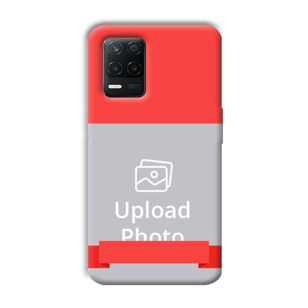 Red Design Customized Printed Back Cover for Realme 8 5G