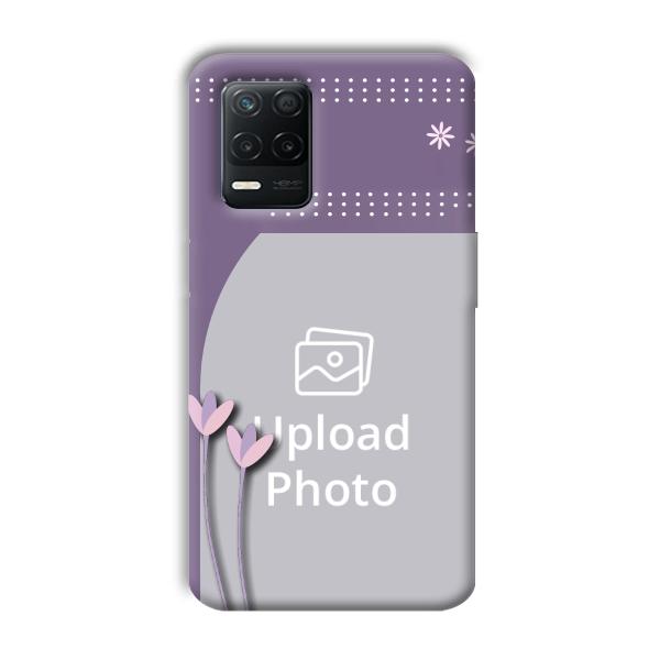 Lilac Pattern Customized Printed Back Cover for Realme 8 5G