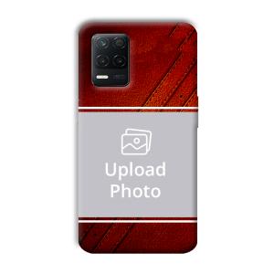 Solid Red Customized Printed Back Cover for Realme 8 5G