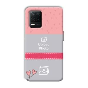 Pinkish Design Customized Printed Back Cover for Realme 8 5G