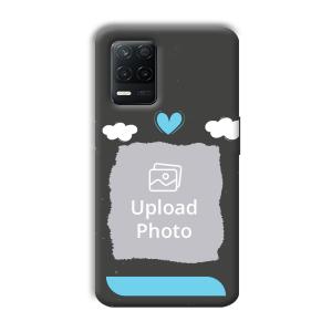 Love & Clouds Customized Printed Back Cover for Realme 8 5G