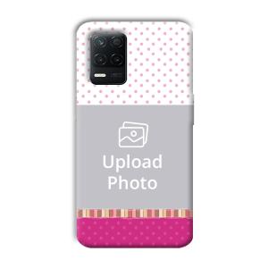 Baby Pink Design Customized Printed Back Cover for Realme 8 5G