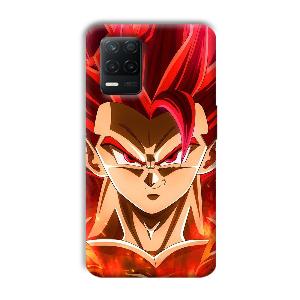 Goku Design Phone Customized Printed Back Cover for Realme 8 5G