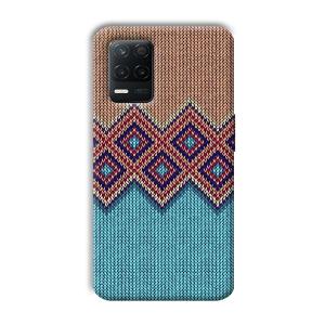 Fabric Design Phone Customized Printed Back Cover for Realme 8 5G