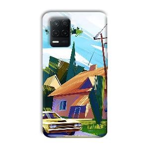 Car  Phone Customized Printed Back Cover for Realme 8 5G