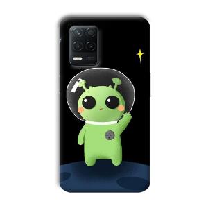 Alien Character Phone Customized Printed Back Cover for Realme 8 5G