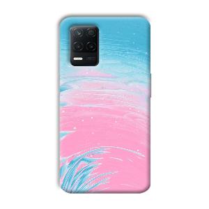 Pink Water Phone Customized Printed Back Cover for Realme 8 5G