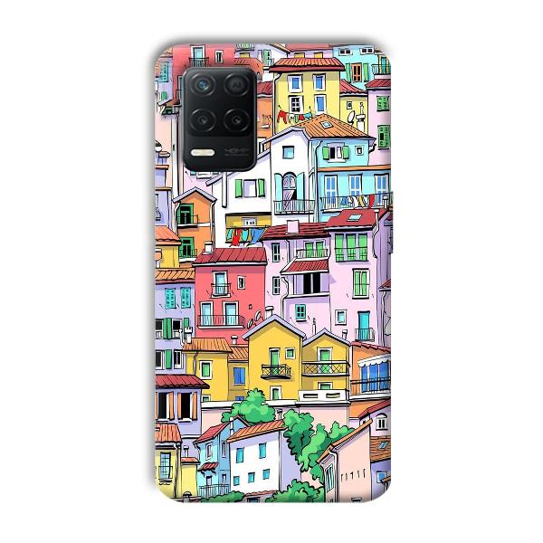 Colorful Alley Phone Customized Printed Back Cover for Realme 8 5G