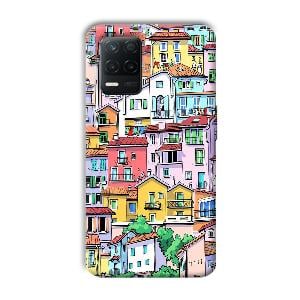 Colorful Alley Phone Customized Printed Back Cover for Realme 8 5G
