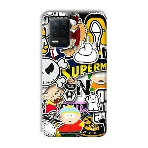 Cartoons Phone Customized Printed Back Cover for Realme 8 5G