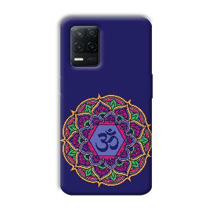 Blue Om Design Phone Customized Printed Back Cover for Realme 8 5G