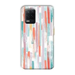 Light Paint Stroke Phone Customized Printed Back Cover for Realme 8 5G