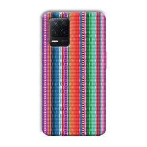Fabric Pattern Phone Customized Printed Back Cover for Realme 8 5G