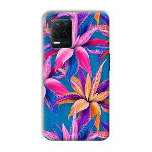 Aqautic Flowers Phone Customized Printed Back Cover for Realme 8 5G