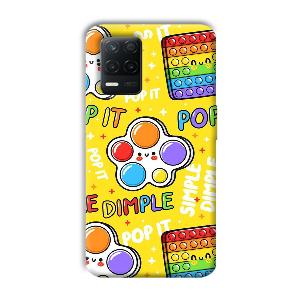 Pop It Phone Customized Printed Back Cover for Realme 8 5G