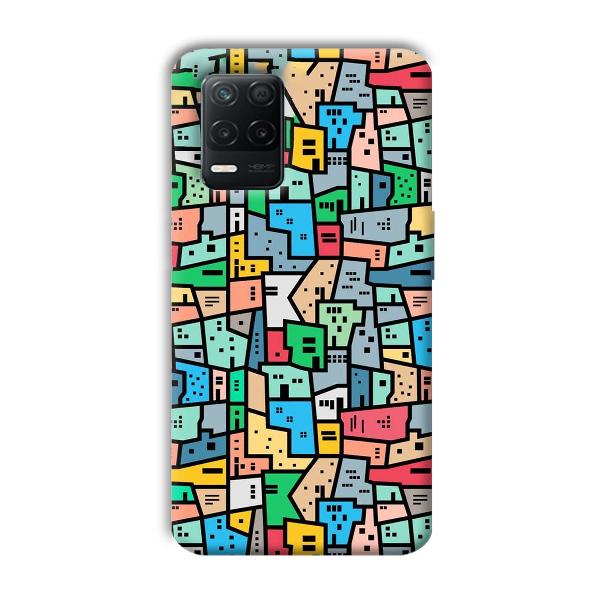 Small Homes Phone Customized Printed Back Cover for Realme 8 5G