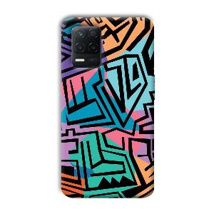 Patterns Phone Customized Printed Back Cover for Realme 8 5G