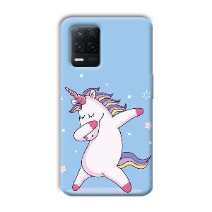 Unicorn Dab Phone Customized Printed Back Cover for Realme 8 5G