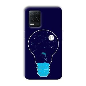 Night Bulb Phone Customized Printed Back Cover for Realme 8 5G