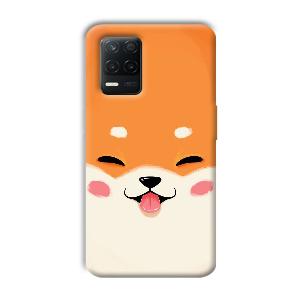 Smiley Cat Phone Customized Printed Back Cover for Realme 8 5G