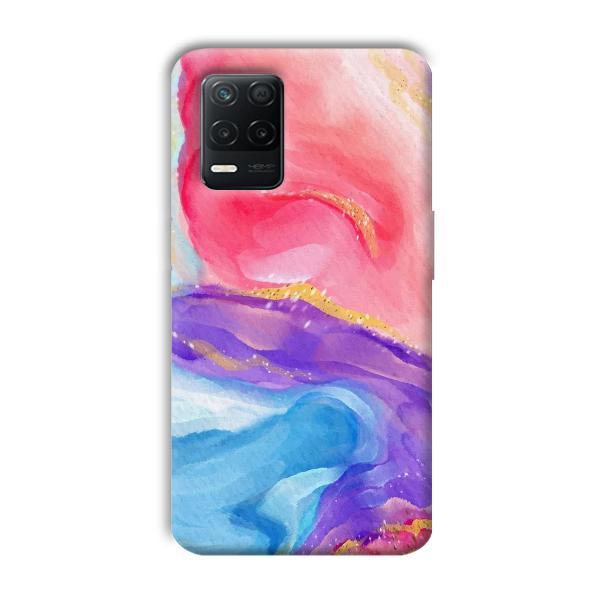 Water Colors Phone Customized Printed Back Cover for Realme 8 5G