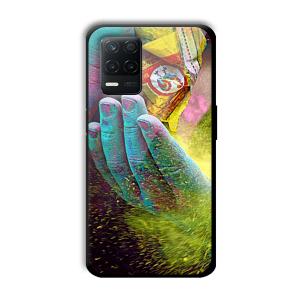 Festival of Colors Customized Printed Glass Back Cover for Realme 8 5G