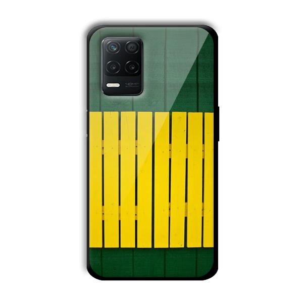Yellow Fence Customized Printed Glass Back Cover for Realme 8 5G