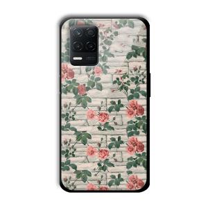 Flowers Customized Printed Glass Back Cover for Realme 8 5G