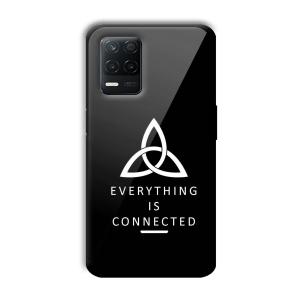 Everything is Connected Customized Printed Glass Back Cover for Realme 8 5G