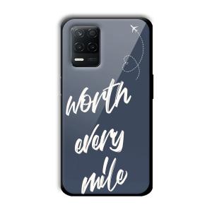 Worth Every Mile Customized Printed Glass Back Cover for Realme 8 5G