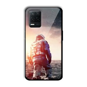 Interstellar Traveller Customized Printed Glass Back Cover for Realme 8 5G
