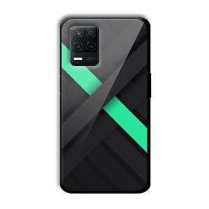Green Cross Customized Printed Glass Back Cover for Realme 8 5G