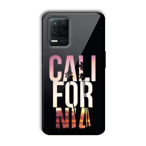 California Customized Printed Glass Back Cover for Realme 8 5G