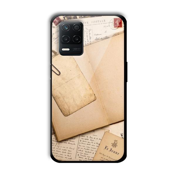Journal Entry Customized Printed Glass Back Cover for Realme 8 5G