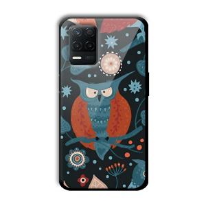 Blue Owl Customized Printed Glass Back Cover for Realme 8 5G