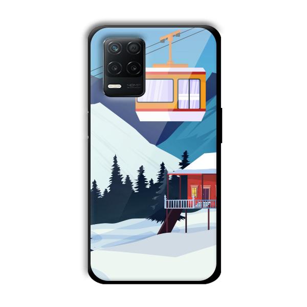 Holiday Home Customized Printed Glass Back Cover for Realme 8 5G