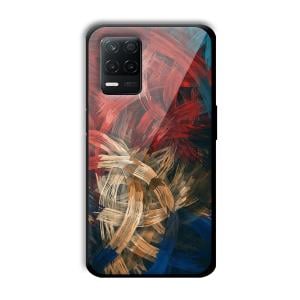 Painted Frame Customized Printed Glass Back Cover for Realme 8 5G
