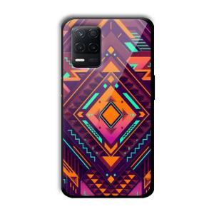 Purple Prism Customized Printed Glass Back Cover for Realme 8 5G