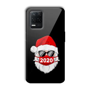 2020 Santa Customized Printed Glass Back Cover for Realme 8 5G