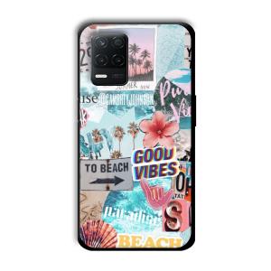 To the Beach Customized Printed Glass Back Cover for Realme 8 5G