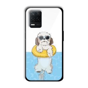 Cool Dog Customized Printed Glass Back Cover for Realme 8 5G