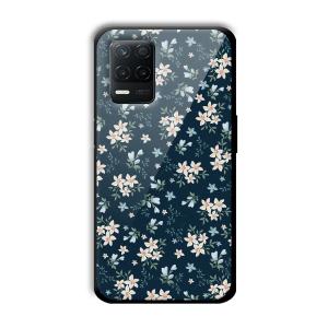 Little Flowers Customized Printed Glass Back Cover for Realme 8 5G
