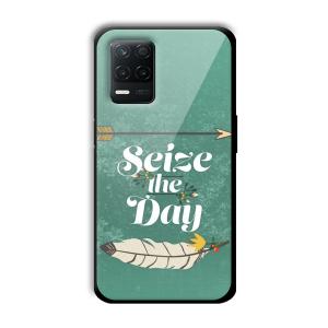 Seize the Day Customized Printed Glass Back Cover for Realme 8 5G