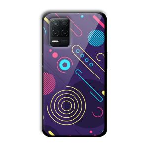 Purple Music Customized Printed Glass Back Cover for Realme 8 5G