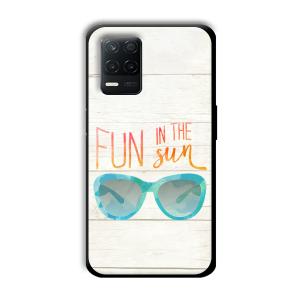 Fun in the Sun Customized Printed Glass Back Cover for Realme 8 5G