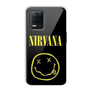 Nirvana Emoji Customized Printed Glass Back Cover for Realme 8 5G