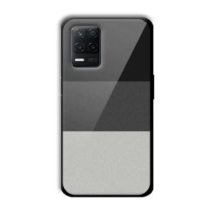 Shades of Grey Customized Printed Glass Back Cover for Realme 8 5G